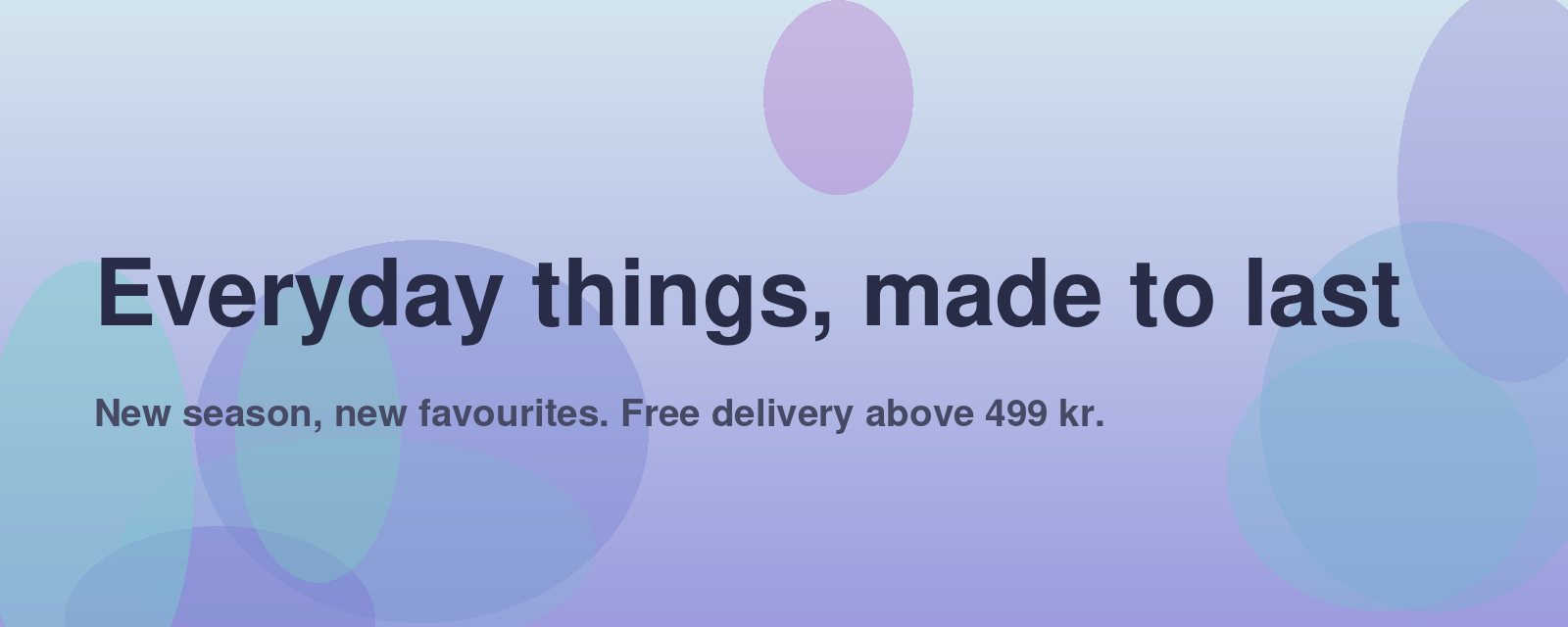 Nordic Goods - everyday things, made to last