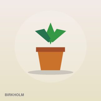 Vintage Hanging Planter by Birkholm