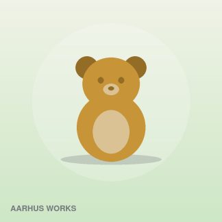 Eco Plush Bear by Aarhus Works
