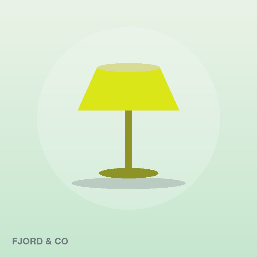 Handmade LED Desk Lamp by Fjord & Co