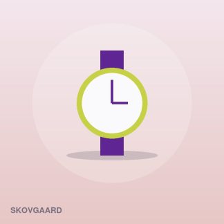 Everyday Wall Clock by Skovgaard
