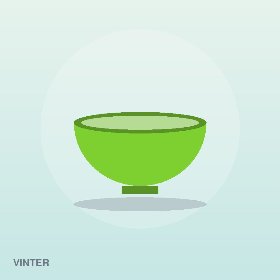 Nordic Salad Bowl by Vinter