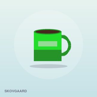 Compact Coffee Mug by Skovgaard