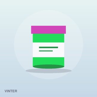 Compact Storage Jar by Vinter