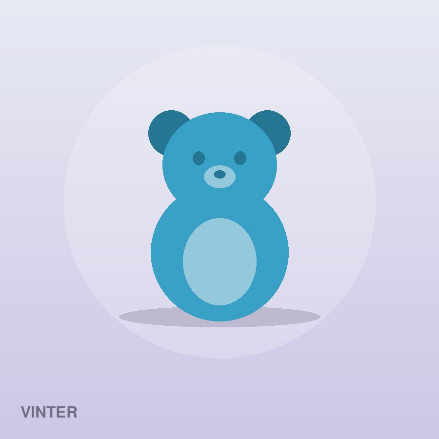 Classic Plush Bear by Vinter