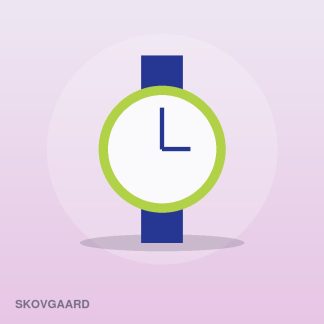 Handmade Wall Clock by Skovgaard