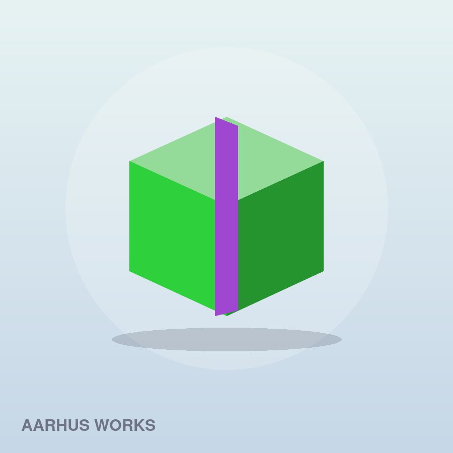 Eco Throw Pillow by Aarhus Works