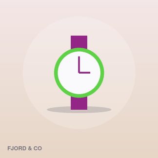 Urban Wall Clock by Fjord & Co