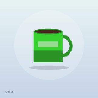 Vintage Coffee Mug by Kyst