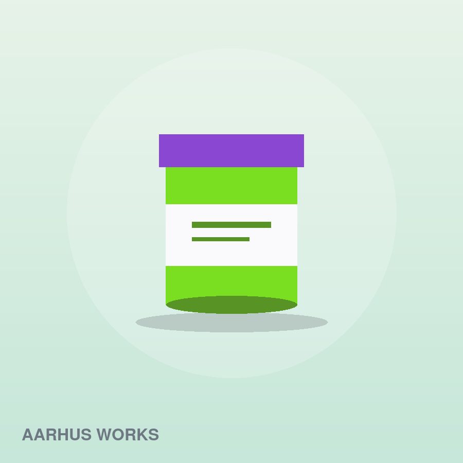 Vintage Storage Jar by Aarhus Works
