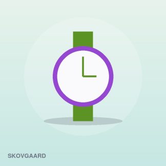 Vintage Wall Clock by Skovgaard