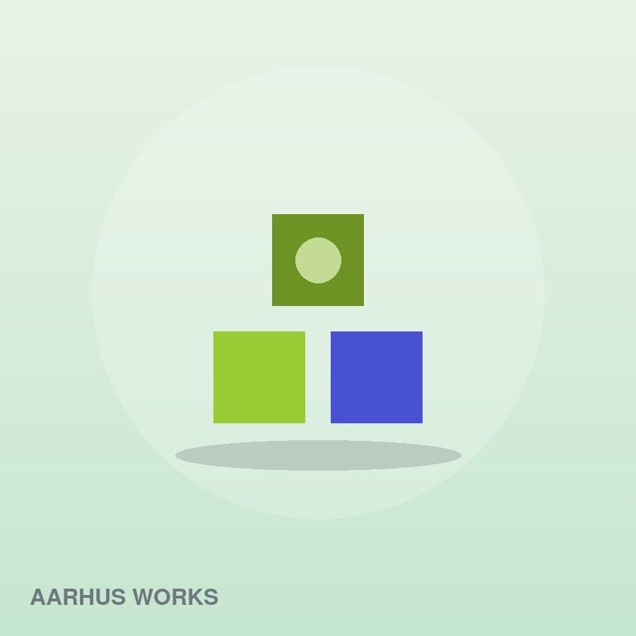 Handmade Train Set by Aarhus Works
